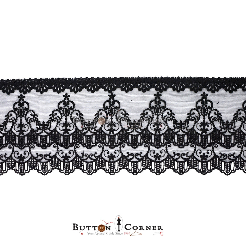 One Side Border Net Lace