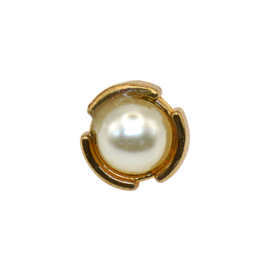 Metal Base Pearl Shank Button