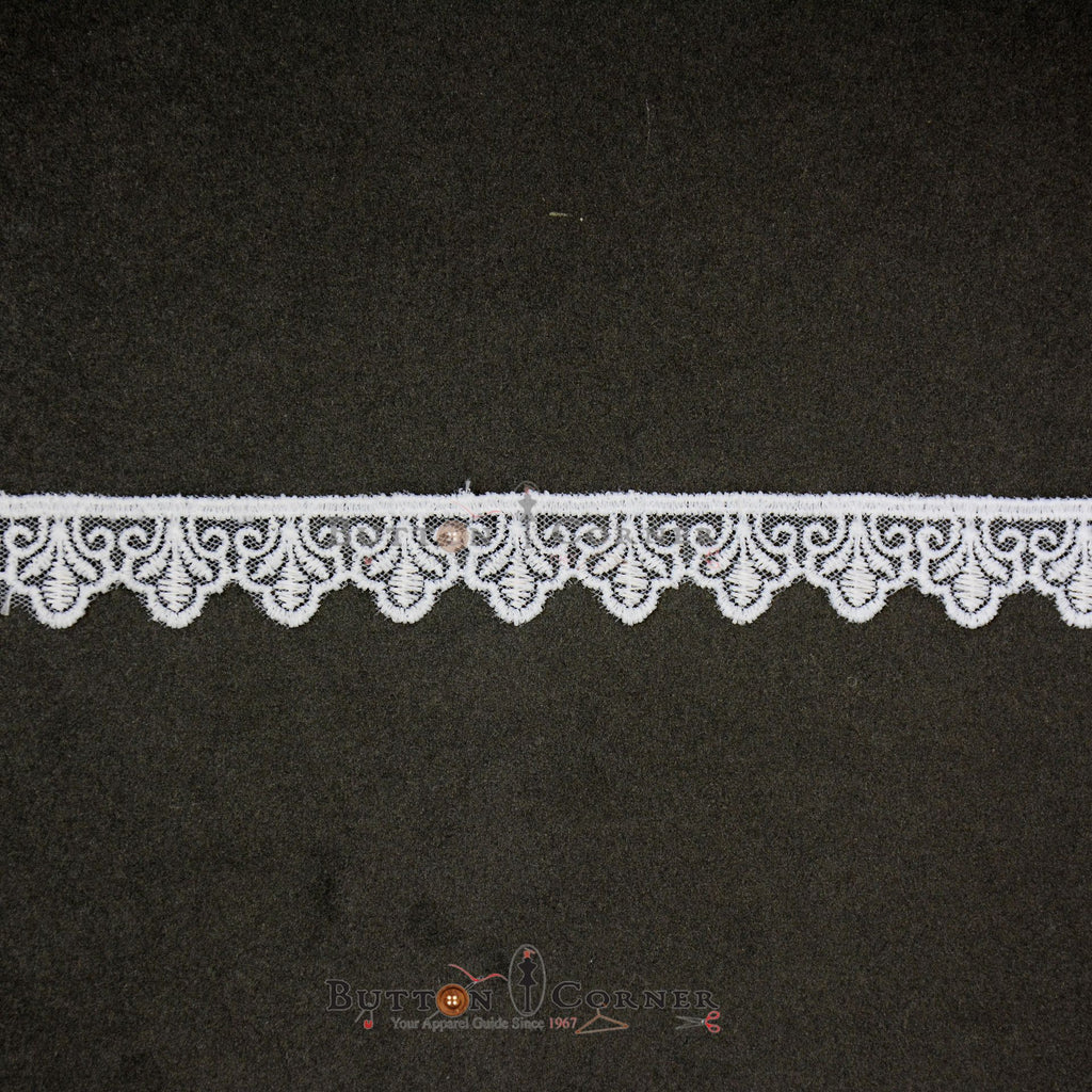 One Side Border Embroidery Net Lace