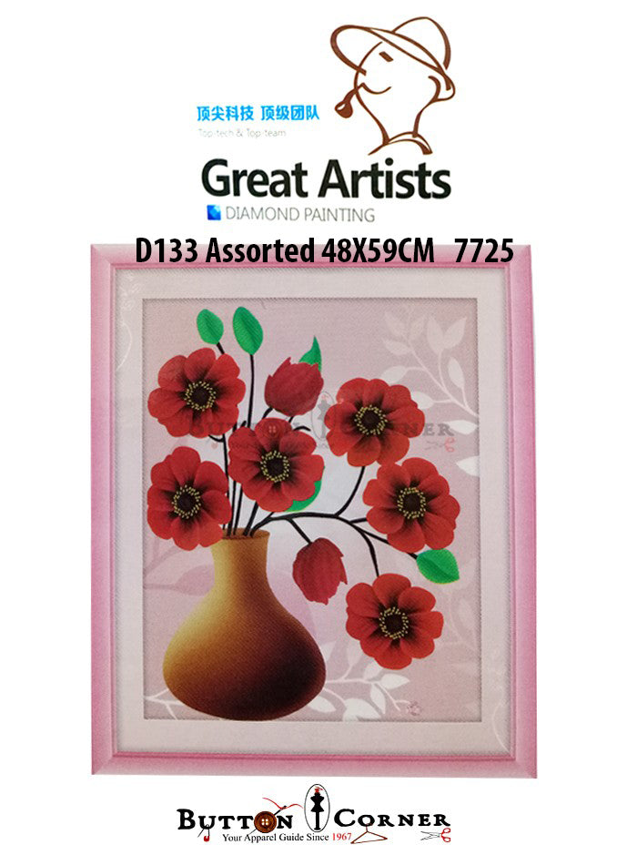 Flowers in Vase Diamond Painting Kit