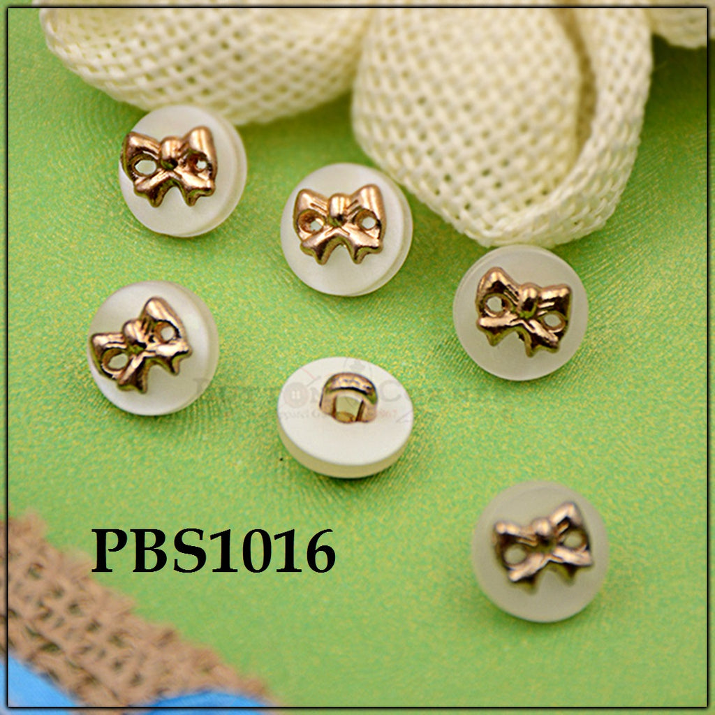 Bow Tie Design Plastic Shank Button