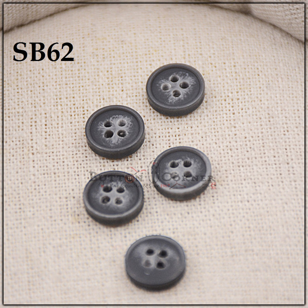 Thick Border 4 Hole Plastic Button