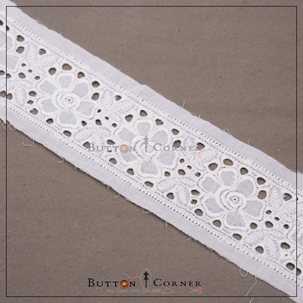 Double Side Border Cotton Lace