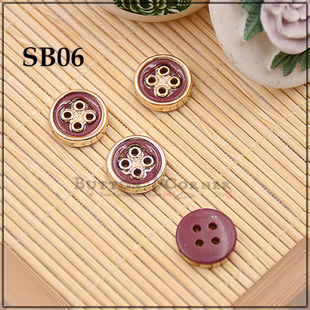 4 Hole Plastic Shirt Button