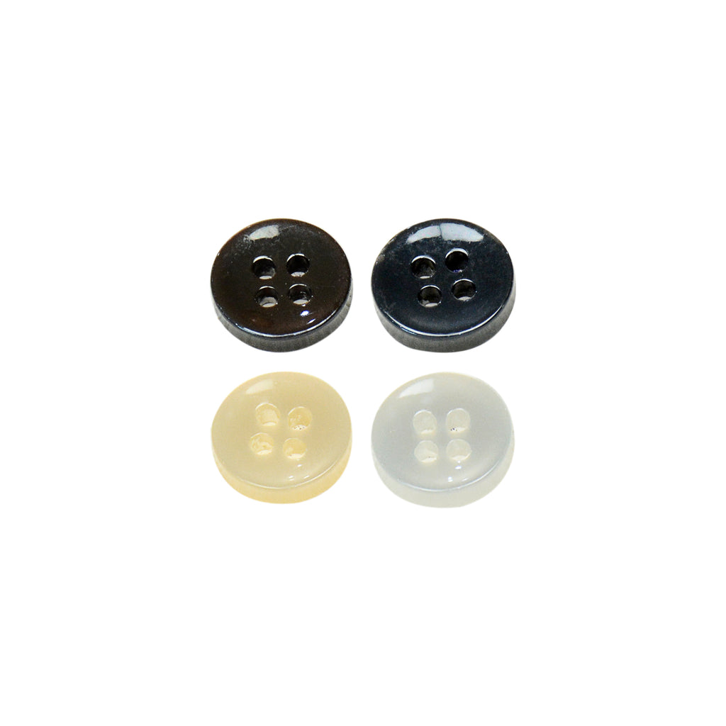 Ceramic Coated 4 Hole Shirt Button