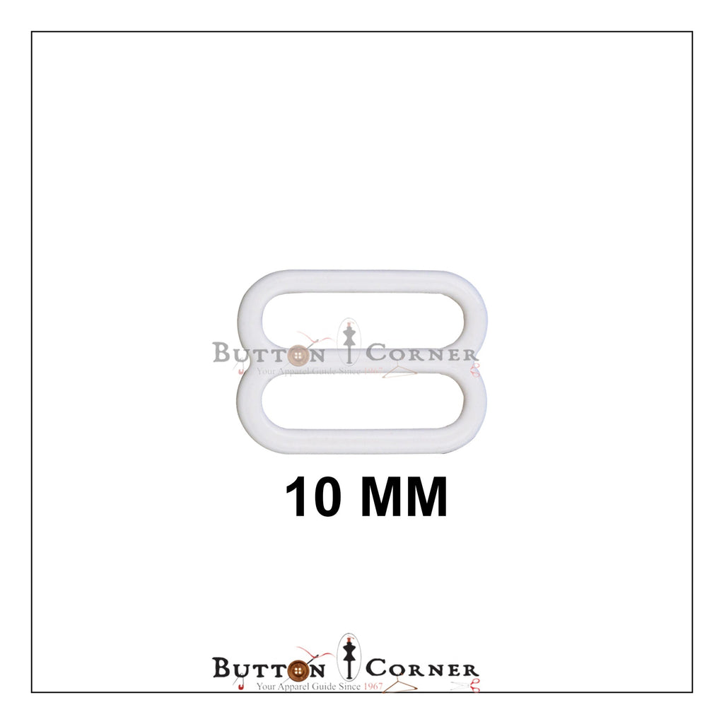 Bra Buckle Plastic 8 Shape